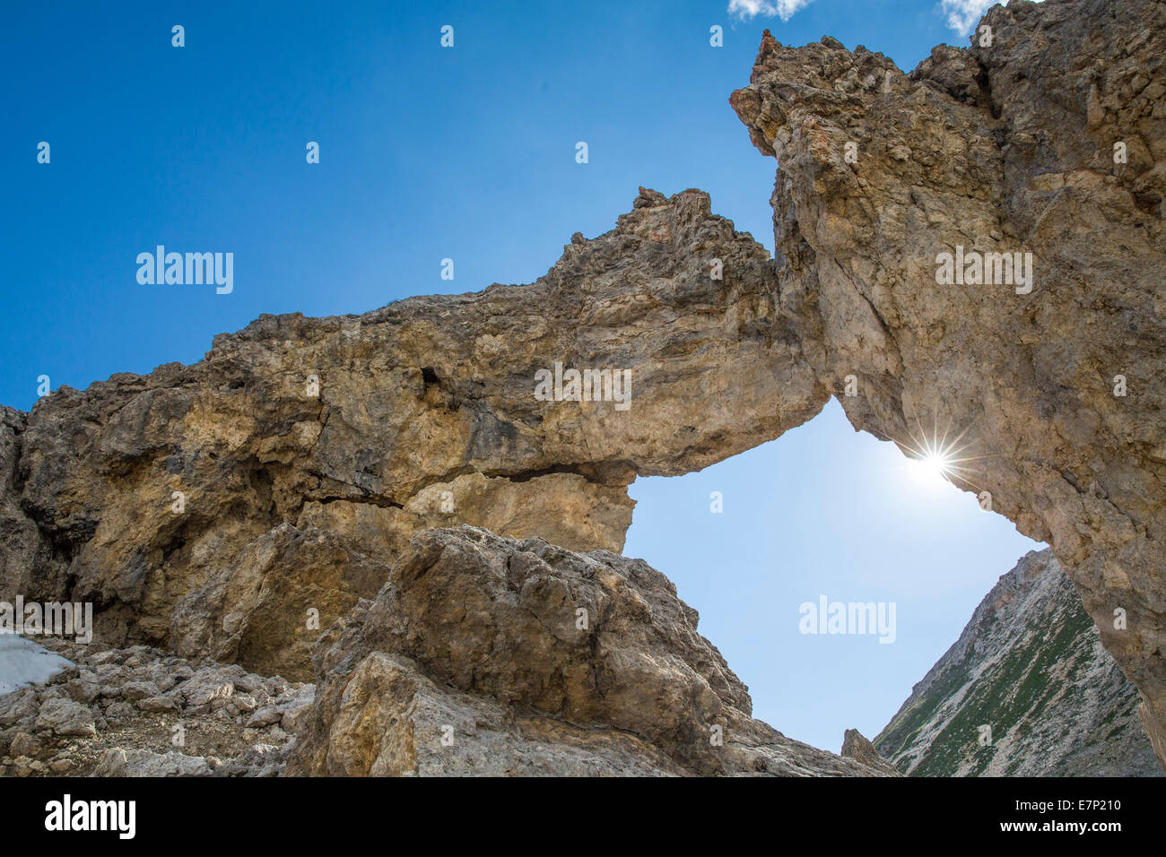 Julier Pass, GR, sky gate, GR, Val d ` Adnel, mountain, mountains, canton, GR, Graubünden, Grisons, cliff, rock, stone, mountain Stock Photo